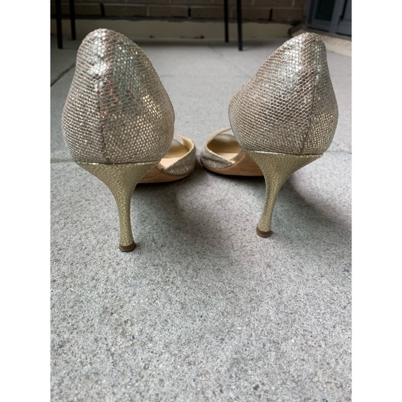 Jimmy Choo Logan D'orsay Peep Toe Pumps - Picture 5 of 7